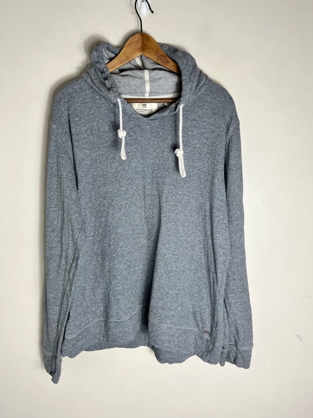 Scotch And Soda Women’s Size XL Grey Hoodie Oversized Slouchy Comfy Pullover